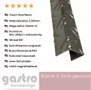 U-Profil aus Aluminium Riffelblech Duett 2,5/4 mm Einfassprofil